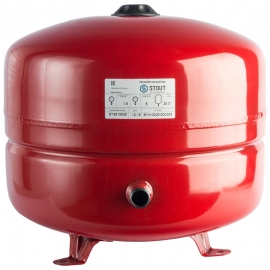 Расширительный бак 35 л. отопление (цвет красный)